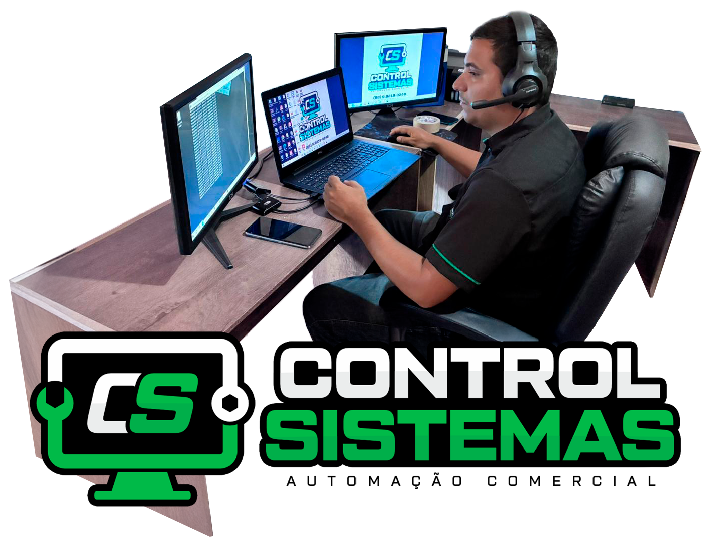 Sistema comercial - ilustração